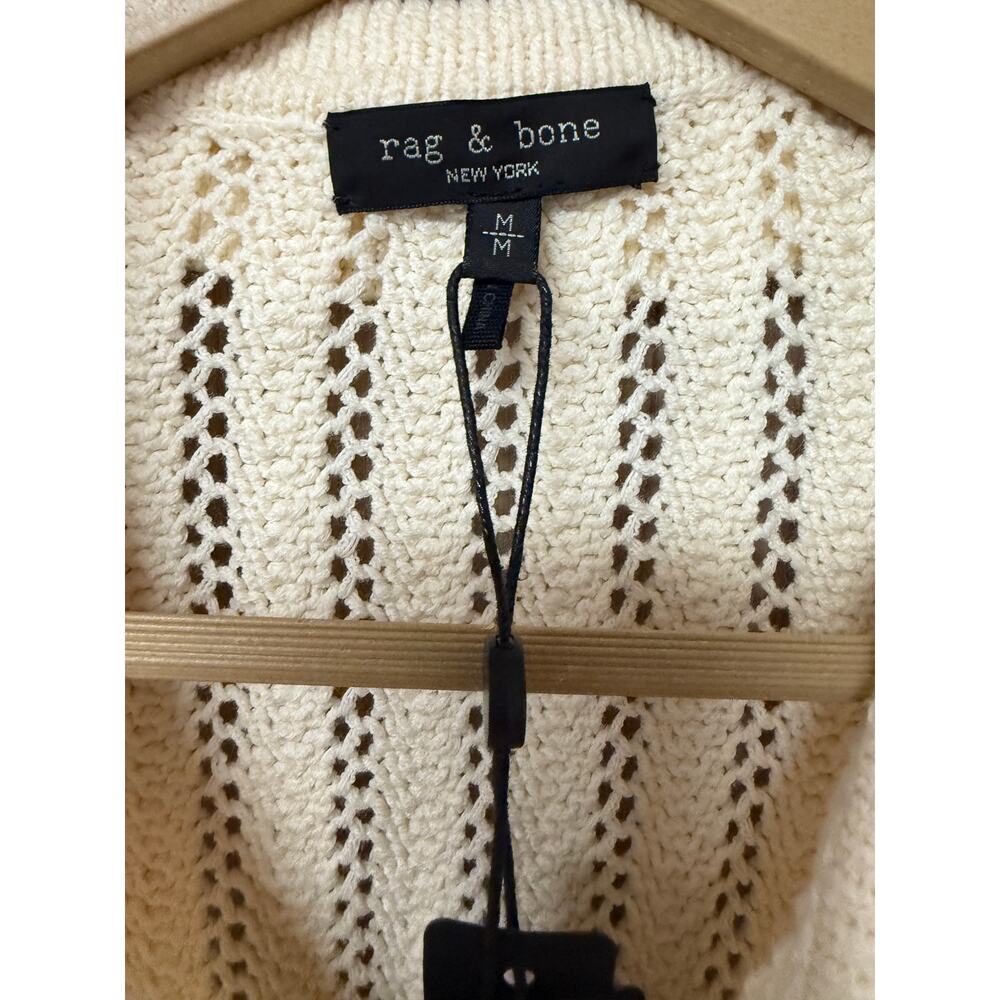 Rag & Bone Adrienne Cotton Cardigan Women's Size M - Picture 7 of 11